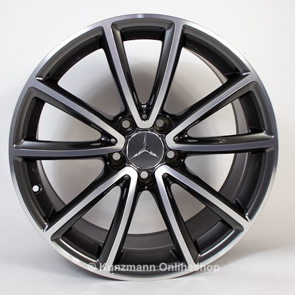 18 inch rim set SLC R172 5-doublespoke design tremolite metallic original Mercedes-Benz