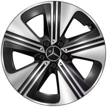 18-inch wheel set CLA C174 5-spokes Aero black | A1744010300/0500 7X23