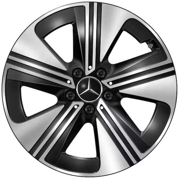 18-inch wheel set CLA C174 5-spokes Aero black Genuine Mercedes-Benz