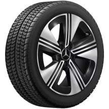 18-inch wheel set CLA C174 5-spokes Aero black | A1744010300/0500 7X23