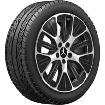 18-inch wheel set CLA C174 Y-spokes Aero black | A1744013400/3500 7X23