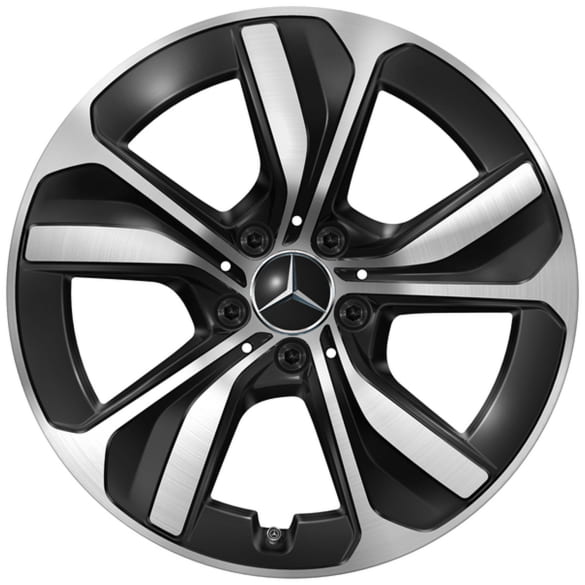 18 Inch Wheel Set CLE C236 Coupé black 5-spoke-Design Genuine Mercedes-Benz