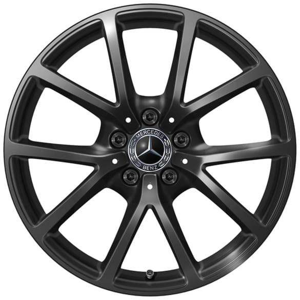 18 Inch Wheel Set CLE C236 Coupé schwarz 10-Spokes Genuine Mercedes-Benz