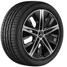 18-inch wheels A-Class W177 5-Hole Aero black gloss-turned | A1774010500 7X23-W177