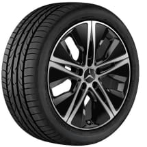 18-inch wheels B-Class W247 5-Hole Aero black gloss-turned | A1774010500 7X23-W247