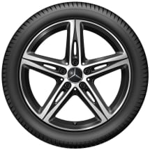 18 inch wheels B-Class W247 5-spoke black Genuine Mercedes-Benz | A1774014600 7X23-W247