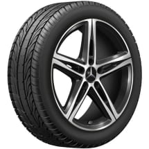 18 inch wheels B-Class W247 5-spoke black Genuine Mercedes-Benz | A1774014600 7X23-W247