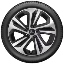 18 inch wheels B-Class W247 5-spoke black | A1774014100 7X23-W247