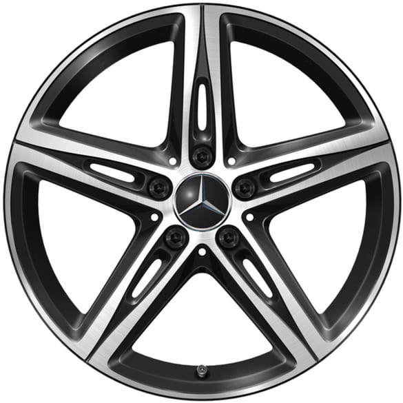 18 inch wheels CLA C118 X118 black Genuine Mercedes-Benz | A1774014600 7X23-118