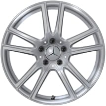 18 inch wheels GLC Coupe C254 silver 5 double spokes Genuine | A2544014600 7X45-C254