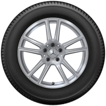 18 inch wheels GLC Coupe C254 silver 5 double spokes Genuine | A2544014600 7X45-C254