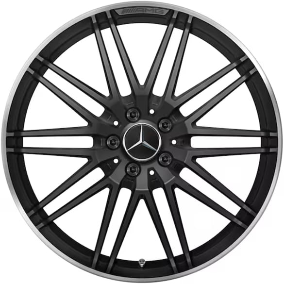 19/20-inch forged wheels AMG GT C190 R190 10-twin-spoke black matte