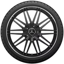 19/20-inch forged wheels AMG GT C190 R190 10-twin-spoke black matte | A1904013100/3300 7X71