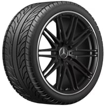 19/20-inch forged wheels AMG GT C190 R190 10-twin-spoke black matte | A1904013100/3300 7X71
