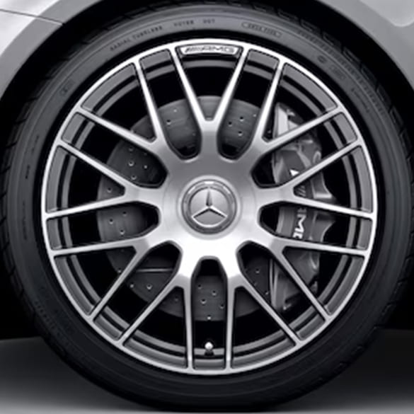 19/20-inch forged wheels AMG GTC C190 R190 cross-spoke titanium grey