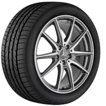 19/20-inch wheels AMG GT C190 R190 5-twin-spoke titanium grey | A1904011000/0600 7X21