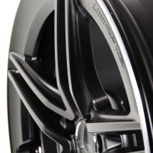 19 inch AMG wheels CLA 45 118 5 double spokes black | A17740123007X71-118