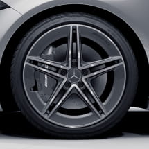 19 inch AMG wheel set CLA 45 118 5 double spokes tantal grey | A17740123007Y51-118