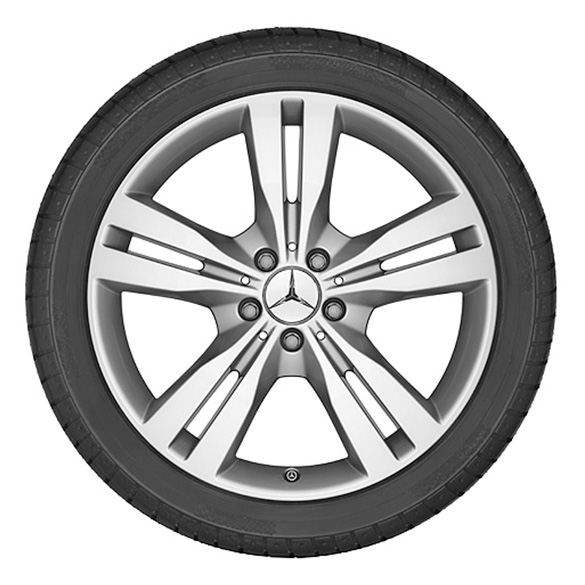 19 inch rim set 5-twin-spoke-wheel GLE W166 original Mercedes-Benz titansilver | A16640107029765-Satz 19 inch rim set 5-twin-spoke-wheel GLE W166 original Mercedes-Benz titansilver | A16640107029765-Satz