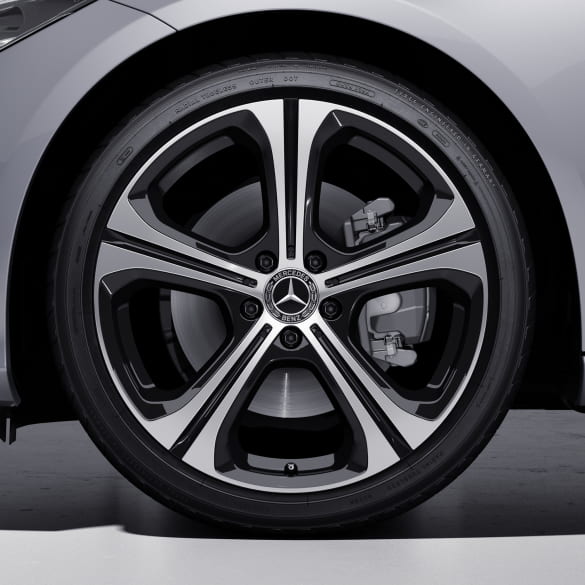 19 inch rim set C-Class 206 5-spoke wheel black genuine Mercedes-Benz