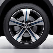 19 inch rims EQA H243 black genuine Mercedes-Benz | A2434011500-5X31-EQA