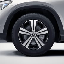 19 inch GLE V167 5-Spoke rim set genuine Mercedes-Benz | A1674012000-7X23