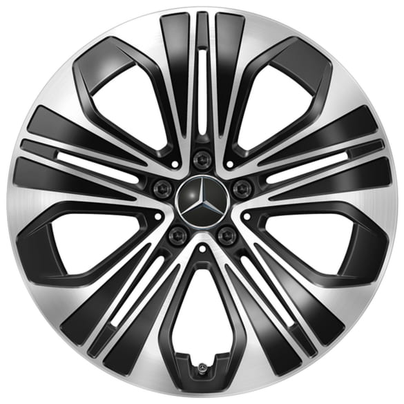 19-inch rims E-Class S214 estate black 5-spoke Genuine Mercedes-Benz