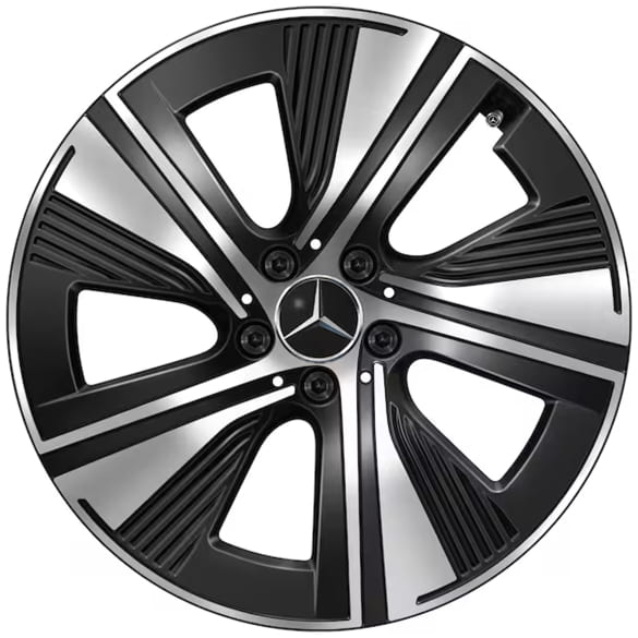 19-inch wheel set CLA Coupe C174 5-hole Aero black Genuine Mercedes-Benz