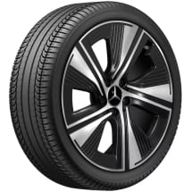 19-inch wheel set CLA Coupe C174 5-hole Aero black Genuine Mercedes-Benz | A1744013200/3300 7X23