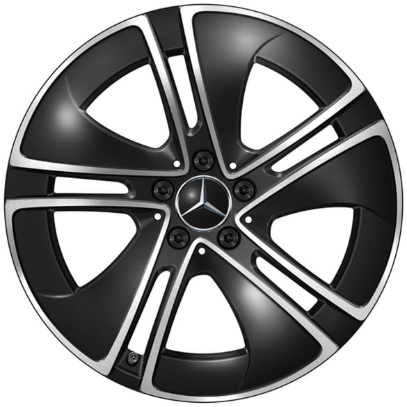 19 Inch Wheel Set CLE C236 Coupé black 5-spoke-Design Genuine Mercedes-Benz