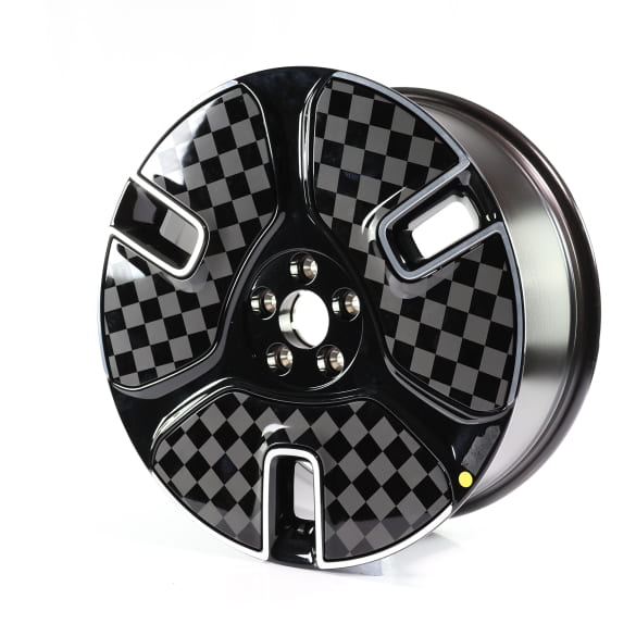 19-inch wheel set Smart ONE #1 HX-11 black with aero element chequered Genuine Smart