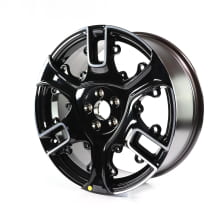 19-inch wheel set Smart ONE #1 HX-11 black with aero element Genuine Smart | QAP8891568379/8891684855B03-B