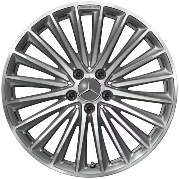 19-inch wheels AMG GT 43 C192 multi-spoke titanium grey