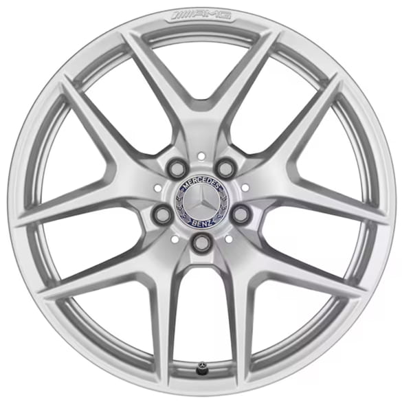 19-inch wheels AMG GT C190 R190 Y-spoke vanadium silver