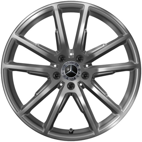 19 inch wheels EQE SUV X294 5-double-spokes tremolite metallic Genuine Mercedes-Benz