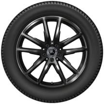 19 inch wheels EQE SUV X294 5-double-spokes black glossy | A2944010400 7X43-X294