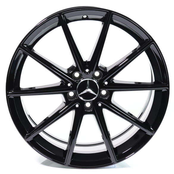 19 inch wheels EQE V295 black 10-spokes Genuine Mercedes-Benz