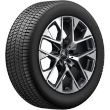 19 inch wheels GLC Coupe C254 black Y-spokes Genuine Mercedes-Benz | A2544015000 7X23-C254