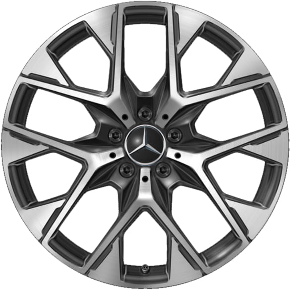 19 inch wheels GLC SUV X254 black Y-spokes Aero Genuine Mercedes-Benz
