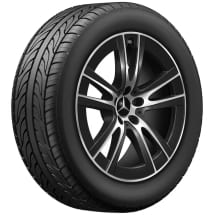 19 inch wheels GLC SUV X254 black Genuine Mercedes-Benz | A2544015700/5900 7X23-X254