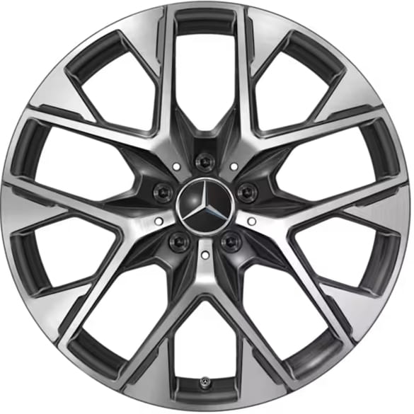 19 inch wheels GLC SUV X254 black Y-spokes Aero Genuine Mercedes-Benz