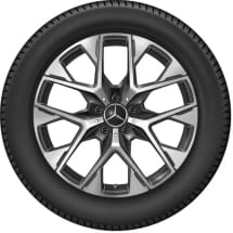 19 inch wheels GLC SUV X254 black Y-spokes Aero | A2544016000/6600 7X23-X254
