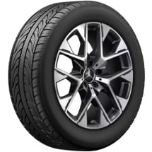 19 inch wheels GLC SUV X254 black Y-spokes Aero | A2544016000/6600 7X23-X254