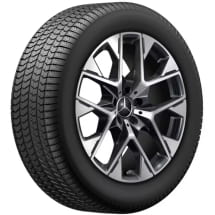 19 inch wheels GLC SUV X254 black Y-spokes Aero | A2544016000/6600 7X23-X254