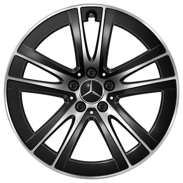 19 inch wheels GLC X254 black 5 double spokes Genuine Mercedes-Benz