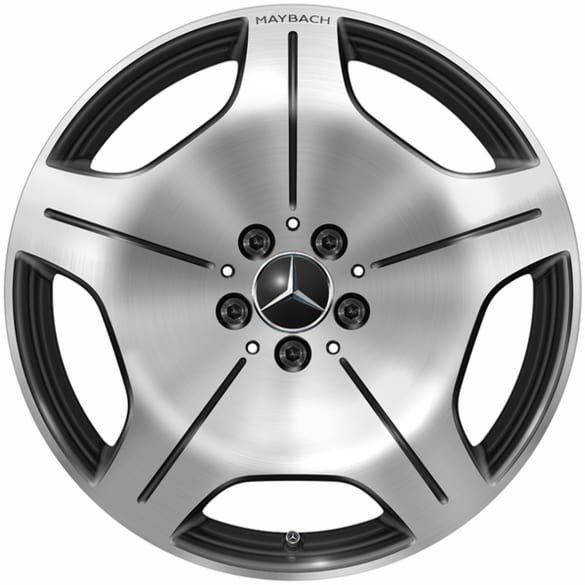 19-inch wheels S-Class Maybach Z223 5-hole black gloss-turned | A2234015600 9Y73-B