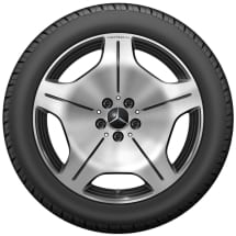 19-inch wheels S-Class Maybach Z223 5-hole black gloss-turned | A2234015600 9Y73-B