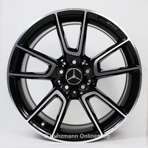 20 inch AMG alloy-wheel-set Mercedes-Benz E-Class 238 5-twin-spoke schwarz