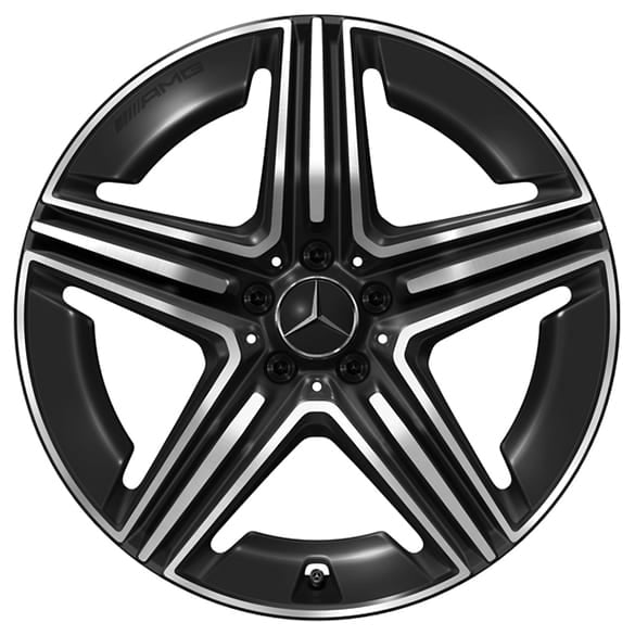 20-inch AMG wheels GLC Coupe C254 black 5-double-spokes Genuine Mercedes-AMG