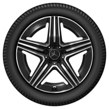 20 inch AMG wheels GLC Coupe C254 black 5 double spokes Genuine | A2544010600 7X23-C254